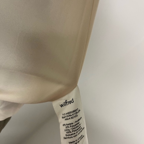 Wilfred Mayet Jacket - Sage Green Japanese Crepe Moto Coat - Size Small - Picture 6 of 14